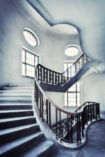 Photograph Ralph Graef Art Nouveau Stairs on One Eyeland